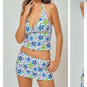 BLACKBOUGH SWIM MINI SKIRT AND TANKINI in FUNKY TOWN